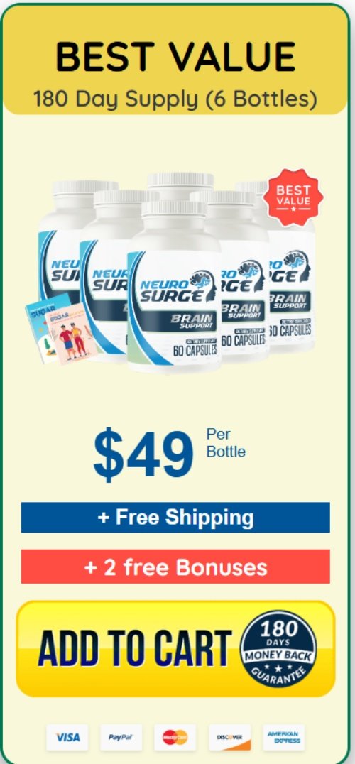 Neuro Surge Buy 6 Bottle